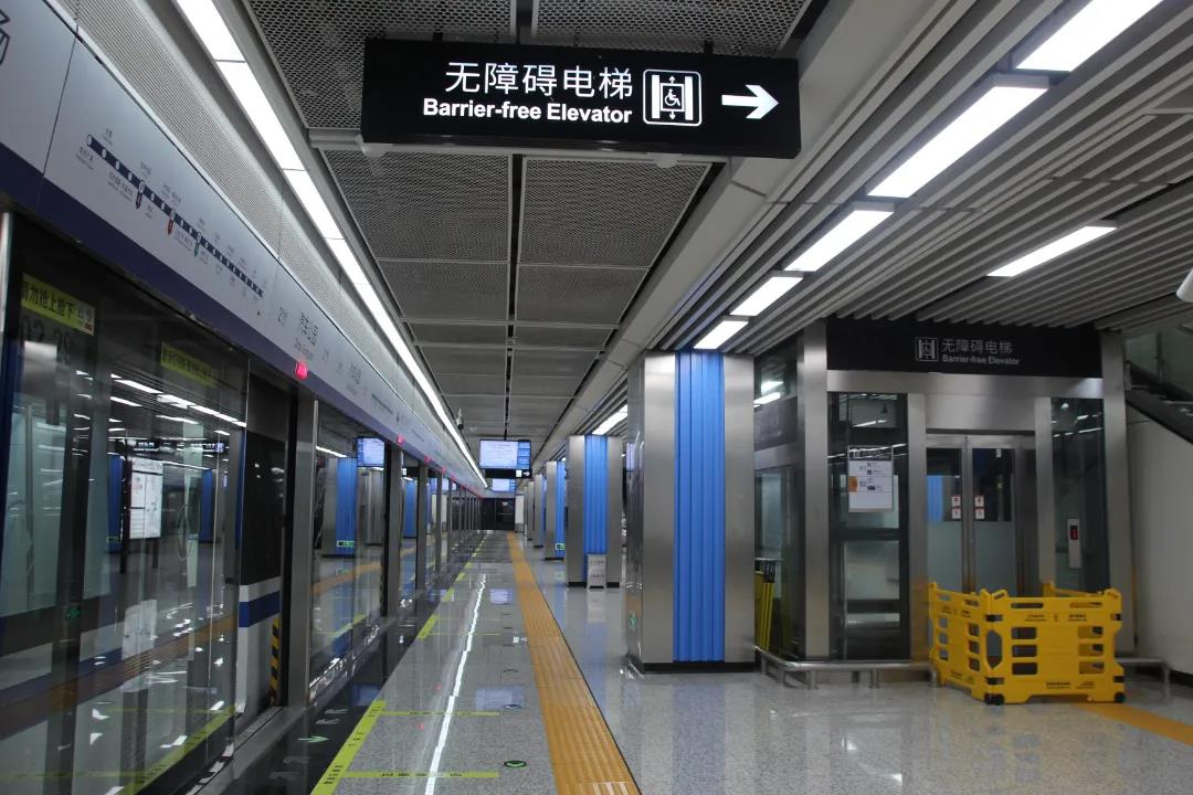 10月8日8时长春轨道交通2号线西延线工程开通运营